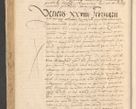 Zdjęcie nr 213 dla obiektu archiwalnego: Acta actorum causarum, sentenciarum et obligationum coram reverendo patre domino Thoma Roznowski canonico et reverendissimi in Christo patris et domini domini Patri Dei gratia Cracoviensis. Sabbato, 26 Octobris in ecclesiam suam solenniter recepti officialis generalis Cracoviensis dinita administratura, qua fungebatur post mortem reverendissimi olim felicis recordationis domini Joannis Choiecki episcopi Cracoviensis et Regni Polonie cancelarii anno presenti currenti videlicet 1538, die 11 Marcii Piotrcovie in comiciis celebratis circiter 23 horam defuncti sepulto corpore nona eiusdemque obsequiis X respective Aprilis peractis electo sub indictione XI, pontificatu vero sanctissimi in Christo patris et domini nostri domini Pauli divina providencia pape tercii foeliciter moderni, anno quarto, incepta felicibus auspiciis continuantur ordine processu infrascripto