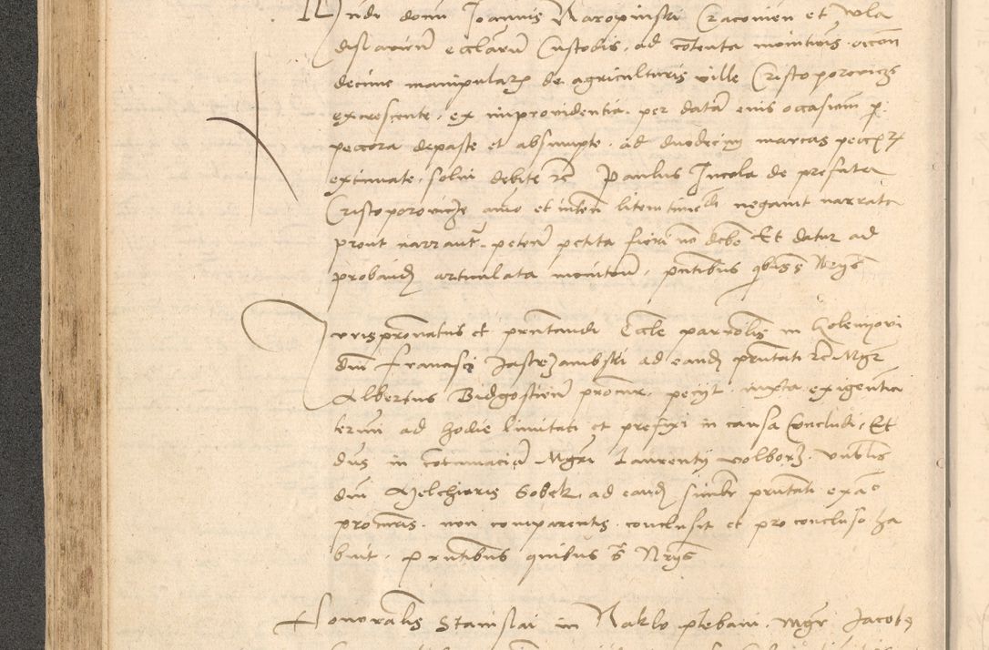 Zdjęcie nr 209 dla obiektu archiwalnego: Acta actorum causarum, sentenciarum et obligationum coram reverendo patre domino Thoma Roznowski canonico et reverendissimi in Christo patris et domini domini Patri Dei gratia Cracoviensis. Sabbato, 26 Octobris in ecclesiam suam solenniter recepti officialis generalis Cracoviensis dinita administratura, qua fungebatur post mortem reverendissimi olim felicis recordationis domini Joannis Choiecki episcopi Cracoviensis et Regni Polonie cancelarii anno presenti currenti videlicet 1538, die 11 Marcii Piotrcovie in comiciis celebratis circiter 23 horam defuncti sepulto corpore nona eiusdemque obsequiis X respective Aprilis peractis electo sub indictione XI, pontificatu vero sanctissimi in Christo patris et domini nostri domini Pauli divina providencia pape tercii foeliciter moderni, anno quarto, incepta felicibus auspiciis continuantur ordine processu infrascripto