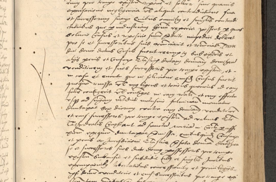 Zdjęcie nr 200 dla obiektu archiwalnego: Acta actorum causarum, sentenciarum et obligationum coram reverendo patre domino Thoma Roznowski canonico et reverendissimi in Christo patris et domini domini Patri Dei gratia Cracoviensis. Sabbato, 26 Octobris in ecclesiam suam solenniter recepti officialis generalis Cracoviensis dinita administratura, qua fungebatur post mortem reverendissimi olim felicis recordationis domini Joannis Choiecki episcopi Cracoviensis et Regni Polonie cancelarii anno presenti currenti videlicet 1538, die 11 Marcii Piotrcovie in comiciis celebratis circiter 23 horam defuncti sepulto corpore nona eiusdemque obsequiis X respective Aprilis peractis electo sub indictione XI, pontificatu vero sanctissimi in Christo patris et domini nostri domini Pauli divina providencia pape tercii foeliciter moderni, anno quarto, incepta felicibus auspiciis continuantur ordine processu infrascripto