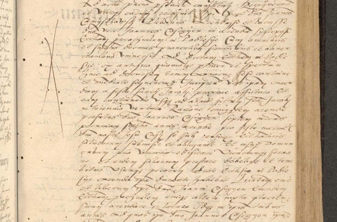 Zdjęcie nr 194 dla obiektu archiwalnego: Acta actorum causarum, sentenciarum et obligationum coram reverendo patre domino Thoma Roznowski canonico et reverendissimi in Christo patris et domini domini Patri Dei gratia Cracoviensis. Sabbato, 26 Octobris in ecclesiam suam solenniter recepti officialis generalis Cracoviensis dinita administratura, qua fungebatur post mortem reverendissimi olim felicis recordationis domini Joannis Choiecki episcopi Cracoviensis et Regni Polonie cancelarii anno presenti currenti videlicet 1538, die 11 Marcii Piotrcovie in comiciis celebratis circiter 23 horam defuncti sepulto corpore nona eiusdemque obsequiis X respective Aprilis peractis electo sub indictione XI, pontificatu vero sanctissimi in Christo patris et domini nostri domini Pauli divina providencia pape tercii foeliciter moderni, anno quarto, incepta felicibus auspiciis continuantur ordine processu infrascripto