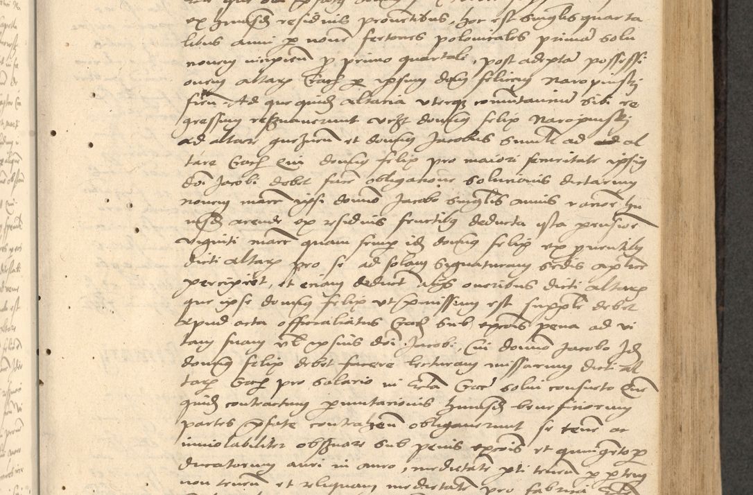 Zdjęcie nr 192 dla obiektu archiwalnego: Acta actorum causarum, sentenciarum et obligationum coram reverendo patre domino Thoma Roznowski canonico et reverendissimi in Christo patris et domini domini Patri Dei gratia Cracoviensis. Sabbato, 26 Octobris in ecclesiam suam solenniter recepti officialis generalis Cracoviensis dinita administratura, qua fungebatur post mortem reverendissimi olim felicis recordationis domini Joannis Choiecki episcopi Cracoviensis et Regni Polonie cancelarii anno presenti currenti videlicet 1538, die 11 Marcii Piotrcovie in comiciis celebratis circiter 23 horam defuncti sepulto corpore nona eiusdemque obsequiis X respective Aprilis peractis electo sub indictione XI, pontificatu vero sanctissimi in Christo patris et domini nostri domini Pauli divina providencia pape tercii foeliciter moderni, anno quarto, incepta felicibus auspiciis continuantur ordine processu infrascripto