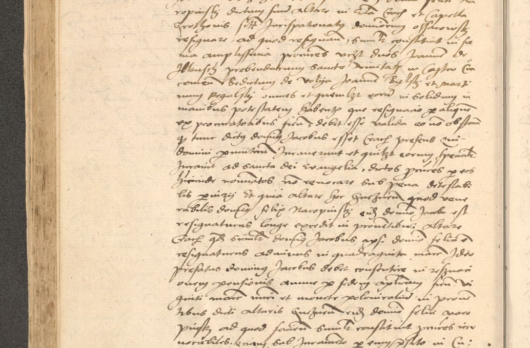 Zdjęcie nr 191 dla obiektu archiwalnego: Acta actorum causarum, sentenciarum et obligationum coram reverendo patre domino Thoma Roznowski canonico et reverendissimi in Christo patris et domini domini Patri Dei gratia Cracoviensis. Sabbato, 26 Octobris in ecclesiam suam solenniter recepti officialis generalis Cracoviensis dinita administratura, qua fungebatur post mortem reverendissimi olim felicis recordationis domini Joannis Choiecki episcopi Cracoviensis et Regni Polonie cancelarii anno presenti currenti videlicet 1538, die 11 Marcii Piotrcovie in comiciis celebratis circiter 23 horam defuncti sepulto corpore nona eiusdemque obsequiis X respective Aprilis peractis electo sub indictione XI, pontificatu vero sanctissimi in Christo patris et domini nostri domini Pauli divina providencia pape tercii foeliciter moderni, anno quarto, incepta felicibus auspiciis continuantur ordine processu infrascripto