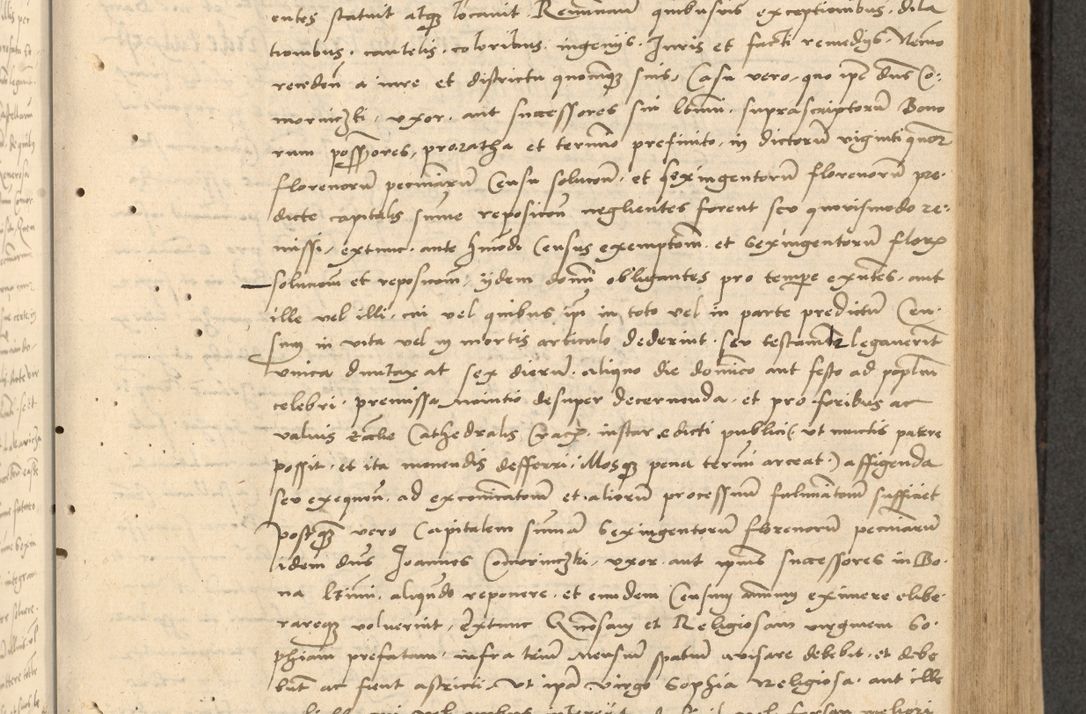 Zdjęcie nr 178 dla obiektu archiwalnego: Acta actorum causarum, sentenciarum et obligationum coram reverendo patre domino Thoma Roznowski canonico et reverendissimi in Christo patris et domini domini Patri Dei gratia Cracoviensis. Sabbato, 26 Octobris in ecclesiam suam solenniter recepti officialis generalis Cracoviensis dinita administratura, qua fungebatur post mortem reverendissimi olim felicis recordationis domini Joannis Choiecki episcopi Cracoviensis et Regni Polonie cancelarii anno presenti currenti videlicet 1538, die 11 Marcii Piotrcovie in comiciis celebratis circiter 23 horam defuncti sepulto corpore nona eiusdemque obsequiis X respective Aprilis peractis electo sub indictione XI, pontificatu vero sanctissimi in Christo patris et domini nostri domini Pauli divina providencia pape tercii foeliciter moderni, anno quarto, incepta felicibus auspiciis continuantur ordine processu infrascripto