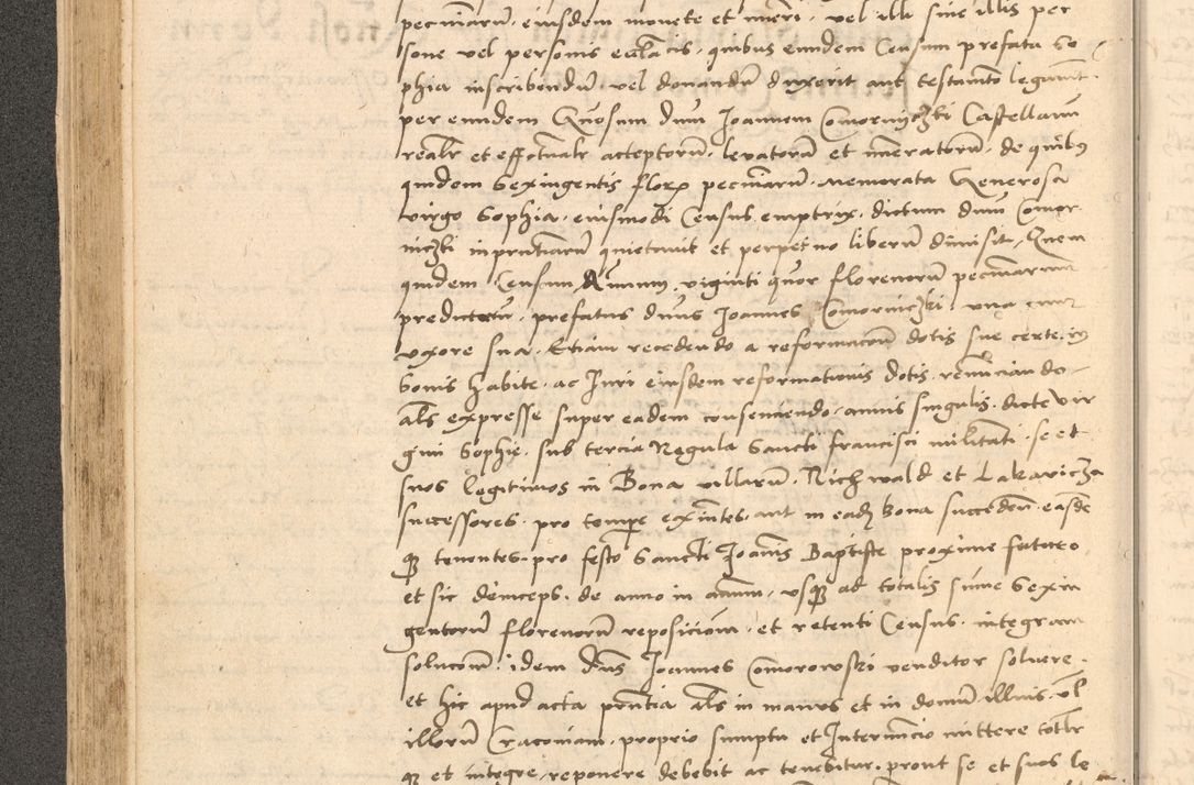 Zdjęcie nr 177 dla obiektu archiwalnego: Acta actorum causarum, sentenciarum et obligationum coram reverendo patre domino Thoma Roznowski canonico et reverendissimi in Christo patris et domini domini Patri Dei gratia Cracoviensis. Sabbato, 26 Octobris in ecclesiam suam solenniter recepti officialis generalis Cracoviensis dinita administratura, qua fungebatur post mortem reverendissimi olim felicis recordationis domini Joannis Choiecki episcopi Cracoviensis et Regni Polonie cancelarii anno presenti currenti videlicet 1538, die 11 Marcii Piotrcovie in comiciis celebratis circiter 23 horam defuncti sepulto corpore nona eiusdemque obsequiis X respective Aprilis peractis electo sub indictione XI, pontificatu vero sanctissimi in Christo patris et domini nostri domini Pauli divina providencia pape tercii foeliciter moderni, anno quarto, incepta felicibus auspiciis continuantur ordine processu infrascripto