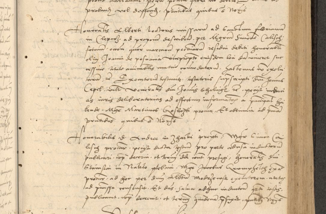 Zdjęcie nr 172 dla obiektu archiwalnego: Acta actorum causarum, sentenciarum et obligationum coram reverendo patre domino Thoma Roznowski canonico et reverendissimi in Christo patris et domini domini Patri Dei gratia Cracoviensis. Sabbato, 26 Octobris in ecclesiam suam solenniter recepti officialis generalis Cracoviensis dinita administratura, qua fungebatur post mortem reverendissimi olim felicis recordationis domini Joannis Choiecki episcopi Cracoviensis et Regni Polonie cancelarii anno presenti currenti videlicet 1538, die 11 Marcii Piotrcovie in comiciis celebratis circiter 23 horam defuncti sepulto corpore nona eiusdemque obsequiis X respective Aprilis peractis electo sub indictione XI, pontificatu vero sanctissimi in Christo patris et domini nostri domini Pauli divina providencia pape tercii foeliciter moderni, anno quarto, incepta felicibus auspiciis continuantur ordine processu infrascripto