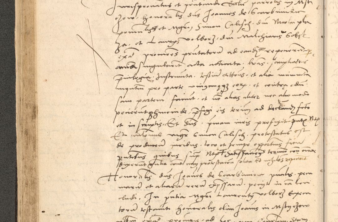 Zdjęcie nr 133 dla obiektu archiwalnego: Acta actorum causarum, sentenciarum et obligationum coram reverendo patre domino Thoma Roznowski canonico et reverendissimi in Christo patris et domini domini Patri Dei gratia Cracoviensis. Sabbato, 26 Octobris in ecclesiam suam solenniter recepti officialis generalis Cracoviensis dinita administratura, qua fungebatur post mortem reverendissimi olim felicis recordationis domini Joannis Choiecki episcopi Cracoviensis et Regni Polonie cancelarii anno presenti currenti videlicet 1538, die 11 Marcii Piotrcovie in comiciis celebratis circiter 23 horam defuncti sepulto corpore nona eiusdemque obsequiis X respective Aprilis peractis electo sub indictione XI, pontificatu vero sanctissimi in Christo patris et domini nostri domini Pauli divina providencia pape tercii foeliciter moderni, anno quarto, incepta felicibus auspiciis continuantur ordine processu infrascripto