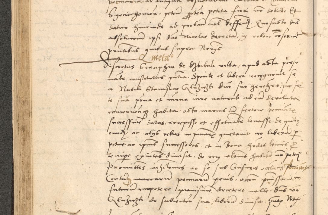 Zdjęcie nr 115 dla obiektu archiwalnego: Acta actorum causarum, sentenciarum et obligationum coram reverendo patre domino Thoma Roznowski canonico et reverendissimi in Christo patris et domini domini Patri Dei gratia Cracoviensis. Sabbato, 26 Octobris in ecclesiam suam solenniter recepti officialis generalis Cracoviensis dinita administratura, qua fungebatur post mortem reverendissimi olim felicis recordationis domini Joannis Choiecki episcopi Cracoviensis et Regni Polonie cancelarii anno presenti currenti videlicet 1538, die 11 Marcii Piotrcovie in comiciis celebratis circiter 23 horam defuncti sepulto corpore nona eiusdemque obsequiis X respective Aprilis peractis electo sub indictione XI, pontificatu vero sanctissimi in Christo patris et domini nostri domini Pauli divina providencia pape tercii foeliciter moderni, anno quarto, incepta felicibus auspiciis continuantur ordine processu infrascripto