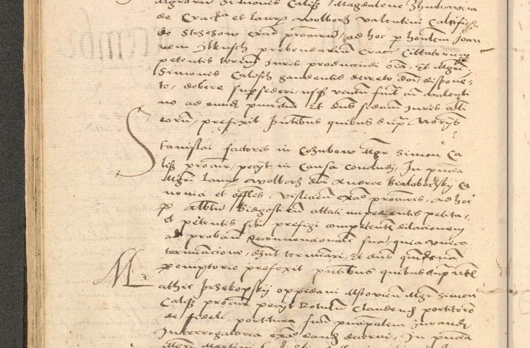 Zdjęcie nr 65 dla obiektu archiwalnego: Acta actorum causarum, sentenciarum et obligationum coram reverendo patre domino Thoma Roznowski canonico et reverendissimi in Christo patris et domini domini Patri Dei gratia Cracoviensis. Sabbato, 26 Octobris in ecclesiam suam solenniter recepti officialis generalis Cracoviensis dinita administratura, qua fungebatur post mortem reverendissimi olim felicis recordationis domini Joannis Choiecki episcopi Cracoviensis et Regni Polonie cancelarii anno presenti currenti videlicet 1538, die 11 Marcii Piotrcovie in comiciis celebratis circiter 23 horam defuncti sepulto corpore nona eiusdemque obsequiis X respective Aprilis peractis electo sub indictione XI, pontificatu vero sanctissimi in Christo patris et domini nostri domini Pauli divina providencia pape tercii foeliciter moderni, anno quarto, incepta felicibus auspiciis continuantur ordine processu infrascripto