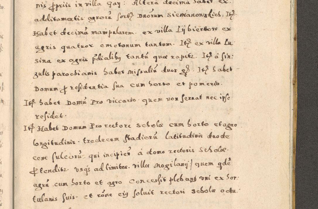 Zdjęcie nr 493 dla obiektu archiwalnego: Acta visitationis exterioris decanatuum Oswiecimensis, Novi Montis, Zatoriensis et Skamnesis ad archidiaconatum Cracoviensem pertinentium per R. D. Christophorum Kazimirski, nominatum episcopum Kijoviensem et praepositum Tarnoviensem ex commissione Illustr. Principis D. Georgii, divina miseratione S.R.E. tituli s. Sixti cardinalis presbiteri Radziwiłł nuncupati, episcopatus Cracoviensis administratoris perpetui, in Olica er Nieswież ducis a. D. 1598