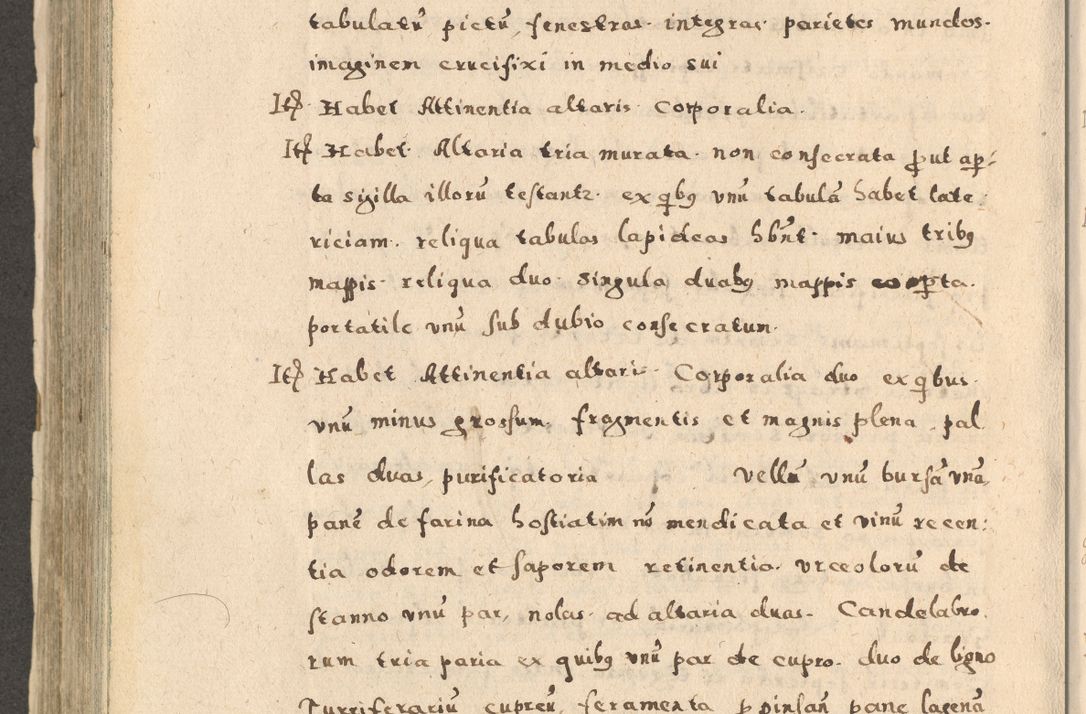 Zdjęcie nr 490 dla obiektu archiwalnego: Acta visitationis exterioris decanatuum Oswiecimensis, Novi Montis, Zatoriensis et Skamnesis ad archidiaconatum Cracoviensem pertinentium per R. D. Christophorum Kazimirski, nominatum episcopum Kijoviensem et praepositum Tarnoviensem ex commissione Illustr. Principis D. Georgii, divina miseratione S.R.E. tituli s. Sixti cardinalis presbiteri Radziwiłł nuncupati, episcopatus Cracoviensis administratoris perpetui, in Olica er Nieswież ducis a. D. 1598