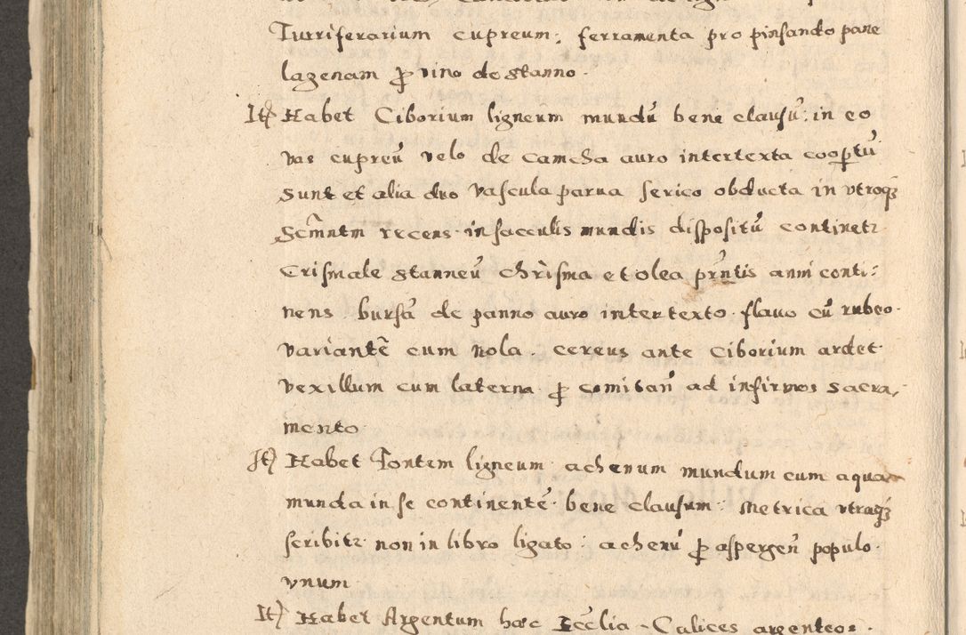 Zdjęcie nr 486 dla obiektu archiwalnego: Acta visitationis exterioris decanatuum Oswiecimensis, Novi Montis, Zatoriensis et Skamnesis ad archidiaconatum Cracoviensem pertinentium per R. D. Christophorum Kazimirski, nominatum episcopum Kijoviensem et praepositum Tarnoviensem ex commissione Illustr. Principis D. Georgii, divina miseratione S.R.E. tituli s. Sixti cardinalis presbiteri Radziwiłł nuncupati, episcopatus Cracoviensis administratoris perpetui, in Olica er Nieswież ducis a. D. 1598