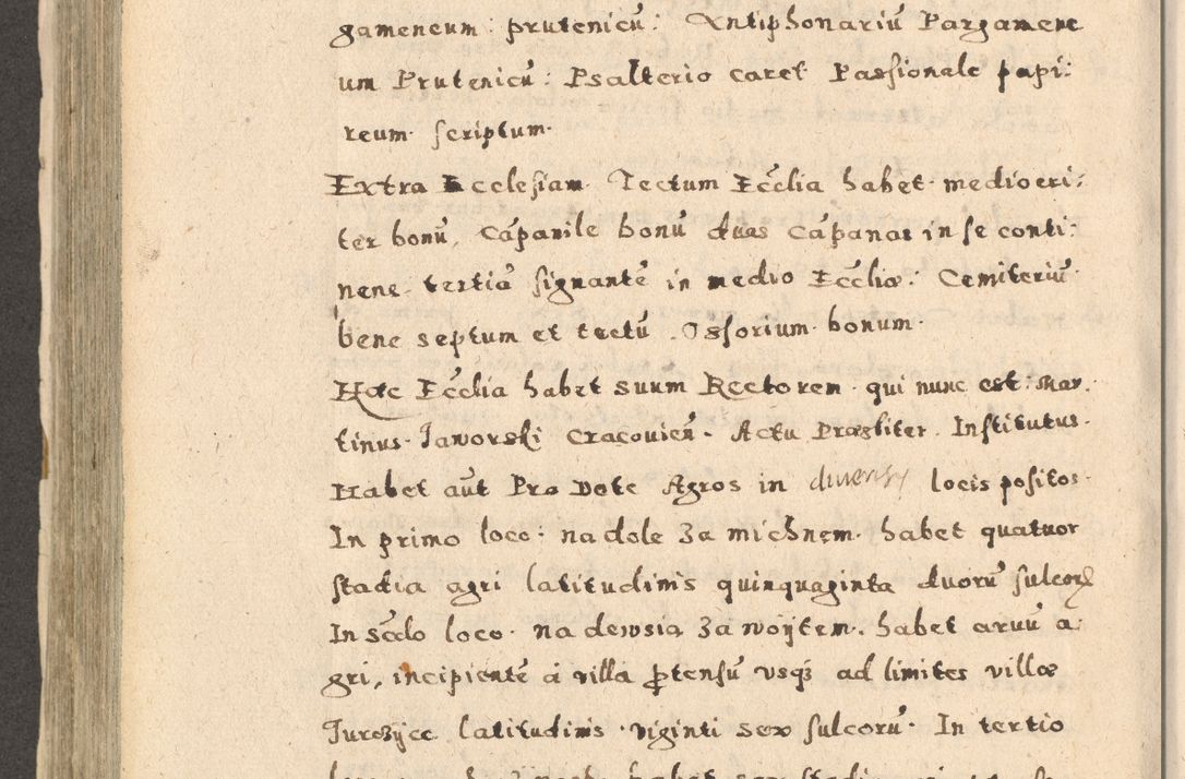 Zdjęcie nr 468 dla obiektu archiwalnego: Acta visitationis exterioris decanatuum Oswiecimensis, Novi Montis, Zatoriensis et Skamnesis ad archidiaconatum Cracoviensem pertinentium per R. D. Christophorum Kazimirski, nominatum episcopum Kijoviensem et praepositum Tarnoviensem ex commissione Illustr. Principis D. Georgii, divina miseratione S.R.E. tituli s. Sixti cardinalis presbiteri Radziwiłł nuncupati, episcopatus Cracoviensis administratoris perpetui, in Olica er Nieswież ducis a. D. 1598