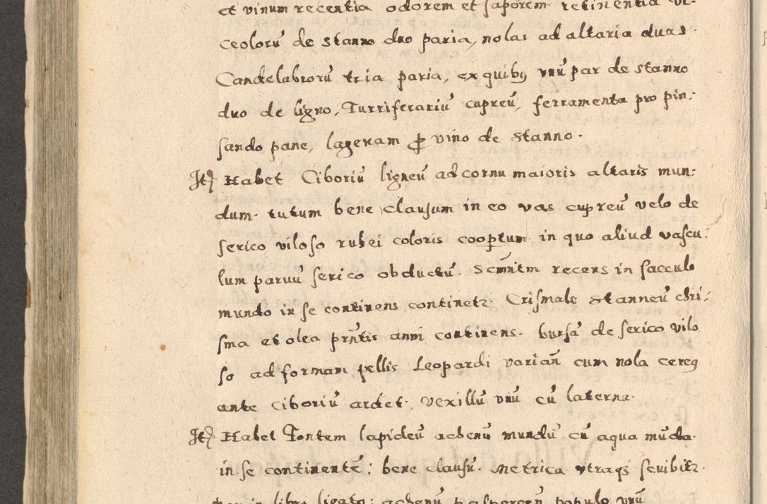 Zdjęcie nr 466 dla obiektu archiwalnego: Acta visitationis exterioris decanatuum Oswiecimensis, Novi Montis, Zatoriensis et Skamnesis ad archidiaconatum Cracoviensem pertinentium per R. D. Christophorum Kazimirski, nominatum episcopum Kijoviensem et praepositum Tarnoviensem ex commissione Illustr. Principis D. Georgii, divina miseratione S.R.E. tituli s. Sixti cardinalis presbiteri Radziwiłł nuncupati, episcopatus Cracoviensis administratoris perpetui, in Olica er Nieswież ducis a. D. 1598