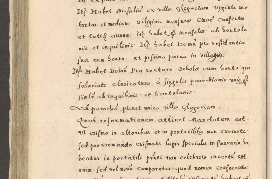 Zdjęcie nr 464 dla obiektu archiwalnego: Acta visitationis exterioris decanatuum Oswiecimensis, Novi Montis, Zatoriensis et Skamnesis ad archidiaconatum Cracoviensem pertinentium per R. D. Christophorum Kazimirski, nominatum episcopum Kijoviensem et praepositum Tarnoviensem ex commissione Illustr. Principis D. Georgii, divina miseratione S.R.E. tituli s. Sixti cardinalis presbiteri Radziwiłł nuncupati, episcopatus Cracoviensis administratoris perpetui, in Olica er Nieswież ducis a. D. 1598