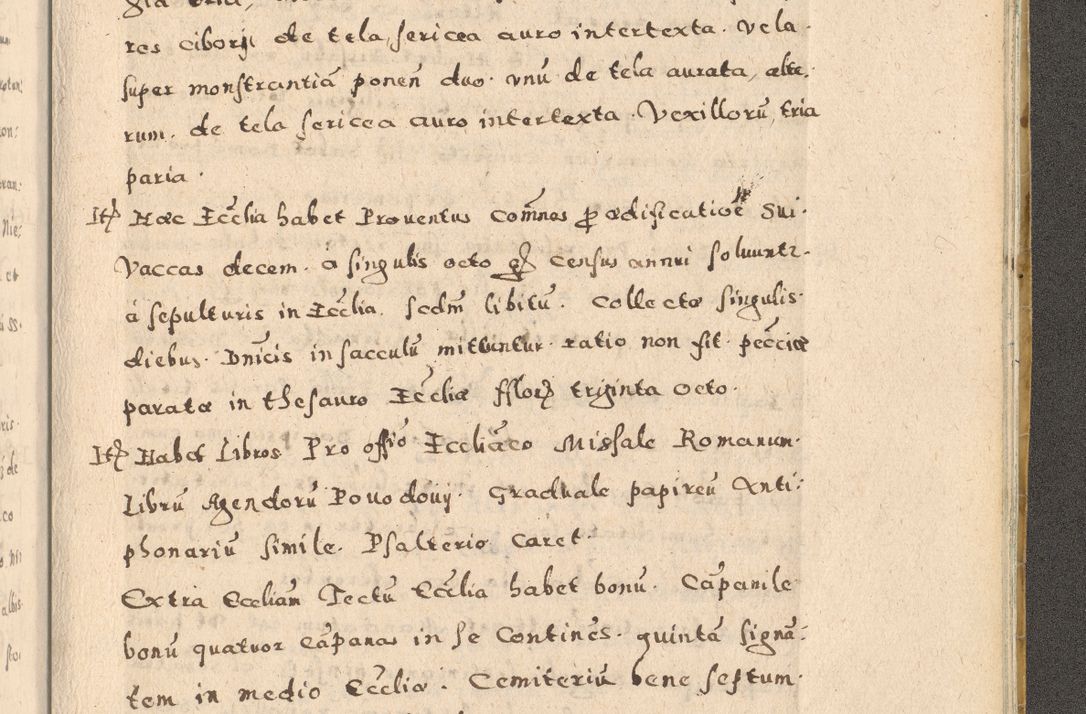 Zdjęcie nr 459 dla obiektu archiwalnego: Acta visitationis exterioris decanatuum Oswiecimensis, Novi Montis, Zatoriensis et Skamnesis ad archidiaconatum Cracoviensem pertinentium per R. D. Christophorum Kazimirski, nominatum episcopum Kijoviensem et praepositum Tarnoviensem ex commissione Illustr. Principis D. Georgii, divina miseratione S.R.E. tituli s. Sixti cardinalis presbiteri Radziwiłł nuncupati, episcopatus Cracoviensis administratoris perpetui, in Olica er Nieswież ducis a. D. 1598