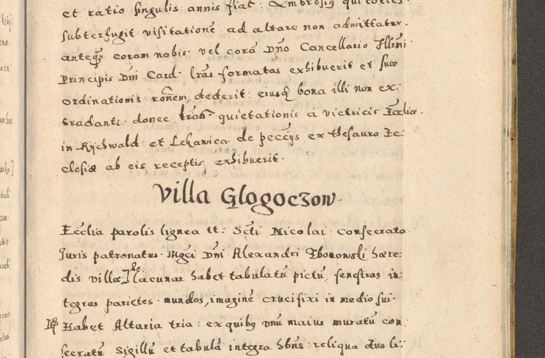 Zdjęcie nr 461 dla obiektu archiwalnego: Acta visitationis exterioris decanatuum Oswiecimensis, Novi Montis, Zatoriensis et Skamnesis ad archidiaconatum Cracoviensem pertinentium per R. D. Christophorum Kazimirski, nominatum episcopum Kijoviensem et praepositum Tarnoviensem ex commissione Illustr. Principis D. Georgii, divina miseratione S.R.E. tituli s. Sixti cardinalis presbiteri Radziwiłł nuncupati, episcopatus Cracoviensis administratoris perpetui, in Olica er Nieswież ducis a. D. 1598