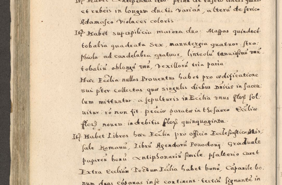 Zdjęcie nr 454 dla obiektu archiwalnego: Acta visitationis exterioris decanatuum Oswiecimensis, Novi Montis, Zatoriensis et Skamnesis ad archidiaconatum Cracoviensem pertinentium per R. D. Christophorum Kazimirski, nominatum episcopum Kijoviensem et praepositum Tarnoviensem ex commissione Illustr. Principis D. Georgii, divina miseratione S.R.E. tituli s. Sixti cardinalis presbiteri Radziwiłł nuncupati, episcopatus Cracoviensis administratoris perpetui, in Olica er Nieswież ducis a. D. 1598