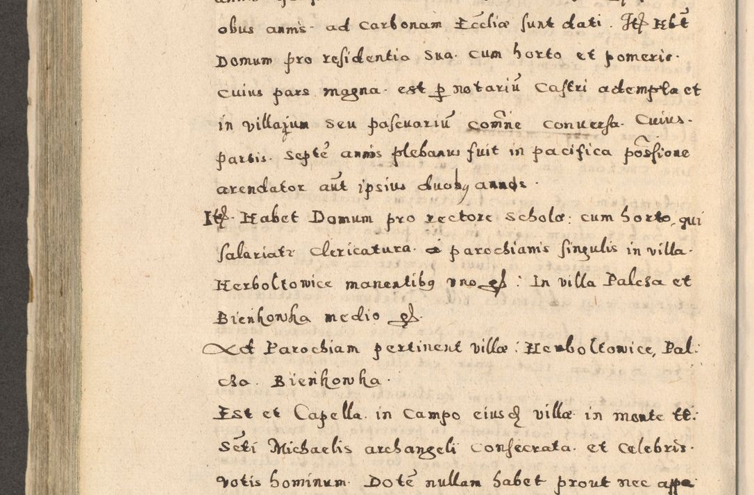 Zdjęcie nr 450 dla obiektu archiwalnego: Acta visitationis exterioris decanatuum Oswiecimensis, Novi Montis, Zatoriensis et Skamnesis ad archidiaconatum Cracoviensem pertinentium per R. D. Christophorum Kazimirski, nominatum episcopum Kijoviensem et praepositum Tarnoviensem ex commissione Illustr. Principis D. Georgii, divina miseratione S.R.E. tituli s. Sixti cardinalis presbiteri Radziwiłł nuncupati, episcopatus Cracoviensis administratoris perpetui, in Olica er Nieswież ducis a. D. 1598