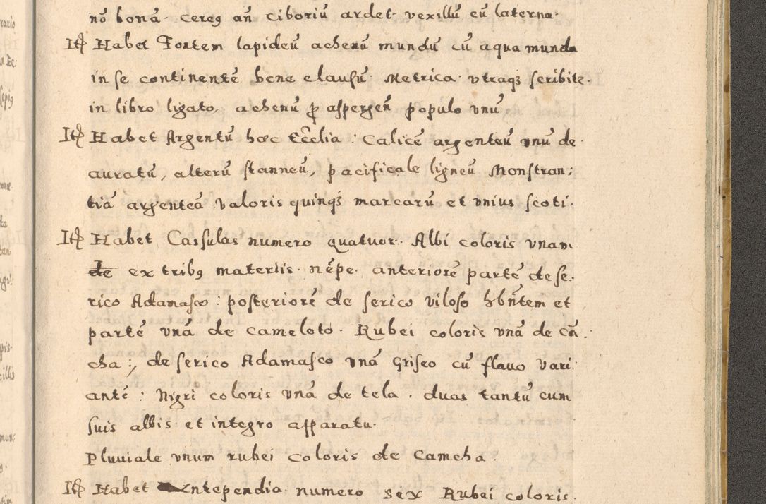 Zdjęcie nr 437 dla obiektu archiwalnego: Acta visitationis exterioris decanatuum Oswiecimensis, Novi Montis, Zatoriensis et Skamnesis ad archidiaconatum Cracoviensem pertinentium per R. D. Christophorum Kazimirski, nominatum episcopum Kijoviensem et praepositum Tarnoviensem ex commissione Illustr. Principis D. Georgii, divina miseratione S.R.E. tituli s. Sixti cardinalis presbiteri Radziwiłł nuncupati, episcopatus Cracoviensis administratoris perpetui, in Olica er Nieswież ducis a. D. 1598