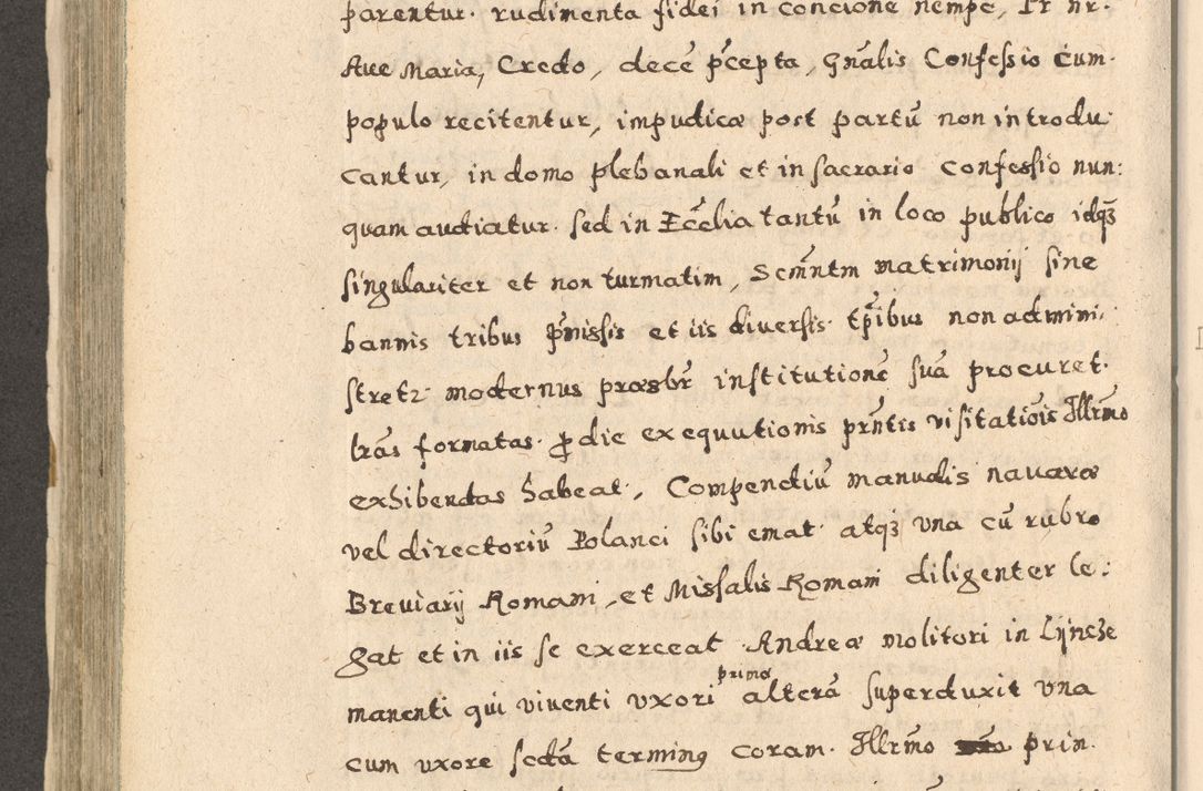 Zdjęcie nr 432 dla obiektu archiwalnego: Acta visitationis exterioris decanatuum Oswiecimensis, Novi Montis, Zatoriensis et Skamnesis ad archidiaconatum Cracoviensem pertinentium per R. D. Christophorum Kazimirski, nominatum episcopum Kijoviensem et praepositum Tarnoviensem ex commissione Illustr. Principis D. Georgii, divina miseratione S.R.E. tituli s. Sixti cardinalis presbiteri Radziwiłł nuncupati, episcopatus Cracoviensis administratoris perpetui, in Olica er Nieswież ducis a. D. 1598