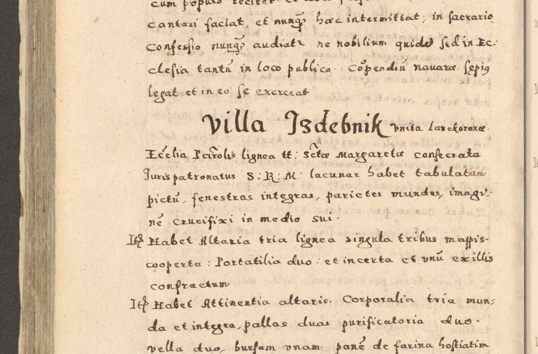 Zdjęcie nr 436 dla obiektu archiwalnego: Acta visitationis exterioris decanatuum Oswiecimensis, Novi Montis, Zatoriensis et Skamnesis ad archidiaconatum Cracoviensem pertinentium per R. D. Christophorum Kazimirski, nominatum episcopum Kijoviensem et praepositum Tarnoviensem ex commissione Illustr. Principis D. Georgii, divina miseratione S.R.E. tituli s. Sixti cardinalis presbiteri Radziwiłł nuncupati, episcopatus Cracoviensis administratoris perpetui, in Olica er Nieswież ducis a. D. 1598