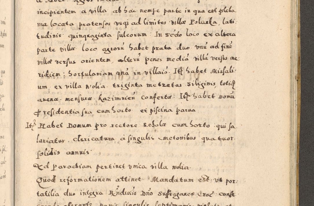 Zdjęcie nr 435 dla obiektu archiwalnego: Acta visitationis exterioris decanatuum Oswiecimensis, Novi Montis, Zatoriensis et Skamnesis ad archidiaconatum Cracoviensem pertinentium per R. D. Christophorum Kazimirski, nominatum episcopum Kijoviensem et praepositum Tarnoviensem ex commissione Illustr. Principis D. Georgii, divina miseratione S.R.E. tituli s. Sixti cardinalis presbiteri Radziwiłł nuncupati, episcopatus Cracoviensis administratoris perpetui, in Olica er Nieswież ducis a. D. 1598
