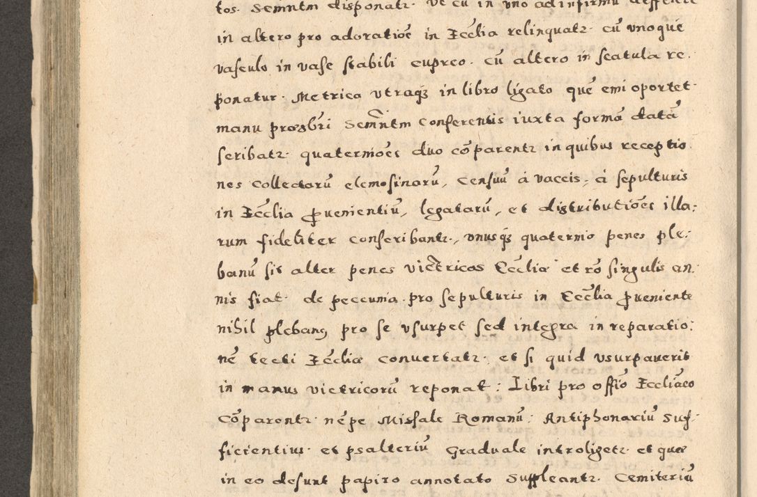 Zdjęcie nr 422 dla obiektu archiwalnego: Acta visitationis exterioris decanatuum Oswiecimensis, Novi Montis, Zatoriensis et Skamnesis ad archidiaconatum Cracoviensem pertinentium per R. D. Christophorum Kazimirski, nominatum episcopum Kijoviensem et praepositum Tarnoviensem ex commissione Illustr. Principis D. Georgii, divina miseratione S.R.E. tituli s. Sixti cardinalis presbiteri Radziwiłł nuncupati, episcopatus Cracoviensis administratoris perpetui, in Olica er Nieswież ducis a. D. 1598
