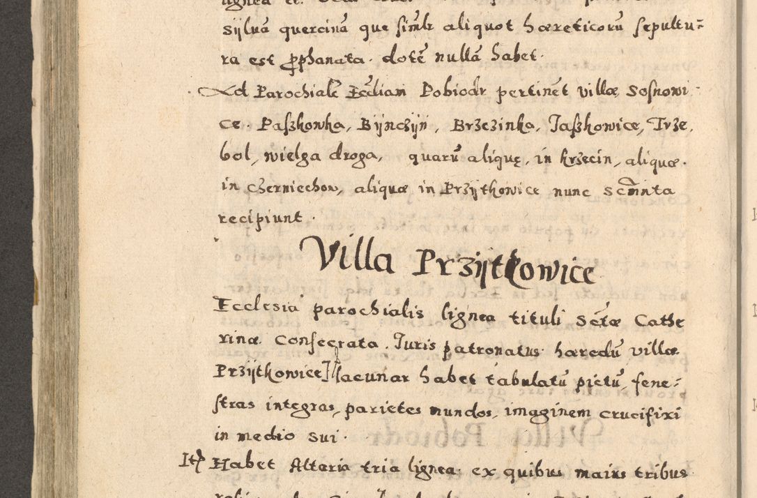 Zdjęcie nr 418 dla obiektu archiwalnego: Acta visitationis exterioris decanatuum Oswiecimensis, Novi Montis, Zatoriensis et Skamnesis ad archidiaconatum Cracoviensem pertinentium per R. D. Christophorum Kazimirski, nominatum episcopum Kijoviensem et praepositum Tarnoviensem ex commissione Illustr. Principis D. Georgii, divina miseratione S.R.E. tituli s. Sixti cardinalis presbiteri Radziwiłł nuncupati, episcopatus Cracoviensis administratoris perpetui, in Olica er Nieswież ducis a. D. 1598