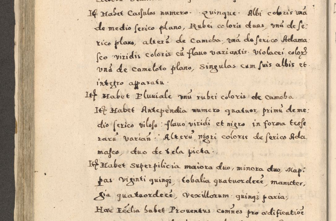 Zdjęcie nr 414 dla obiektu archiwalnego: Acta visitationis exterioris decanatuum Oswiecimensis, Novi Montis, Zatoriensis et Skamnesis ad archidiaconatum Cracoviensem pertinentium per R. D. Christophorum Kazimirski, nominatum episcopum Kijoviensem et praepositum Tarnoviensem ex commissione Illustr. Principis D. Georgii, divina miseratione S.R.E. tituli s. Sixti cardinalis presbiteri Radziwiłł nuncupati, episcopatus Cracoviensis administratoris perpetui, in Olica er Nieswież ducis a. D. 1598