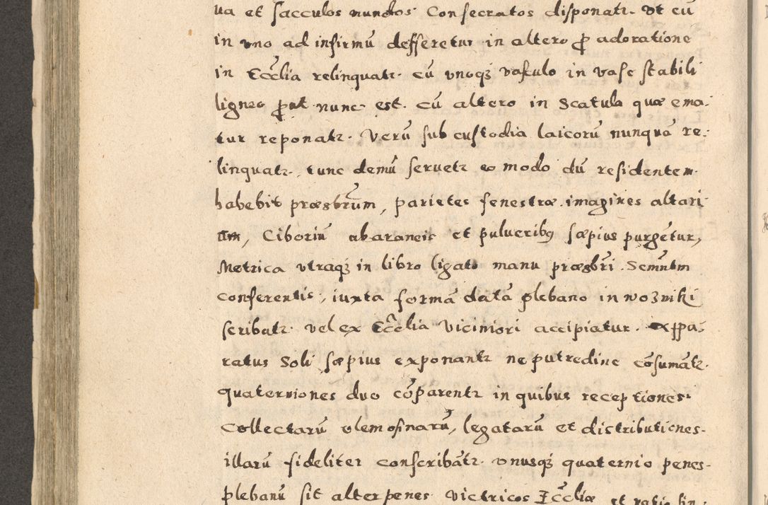 Zdjęcie nr 406 dla obiektu archiwalnego: Acta visitationis exterioris decanatuum Oswiecimensis, Novi Montis, Zatoriensis et Skamnesis ad archidiaconatum Cracoviensem pertinentium per R. D. Christophorum Kazimirski, nominatum episcopum Kijoviensem et praepositum Tarnoviensem ex commissione Illustr. Principis D. Georgii, divina miseratione S.R.E. tituli s. Sixti cardinalis presbiteri Radziwiłł nuncupati, episcopatus Cracoviensis administratoris perpetui, in Olica er Nieswież ducis a. D. 1598