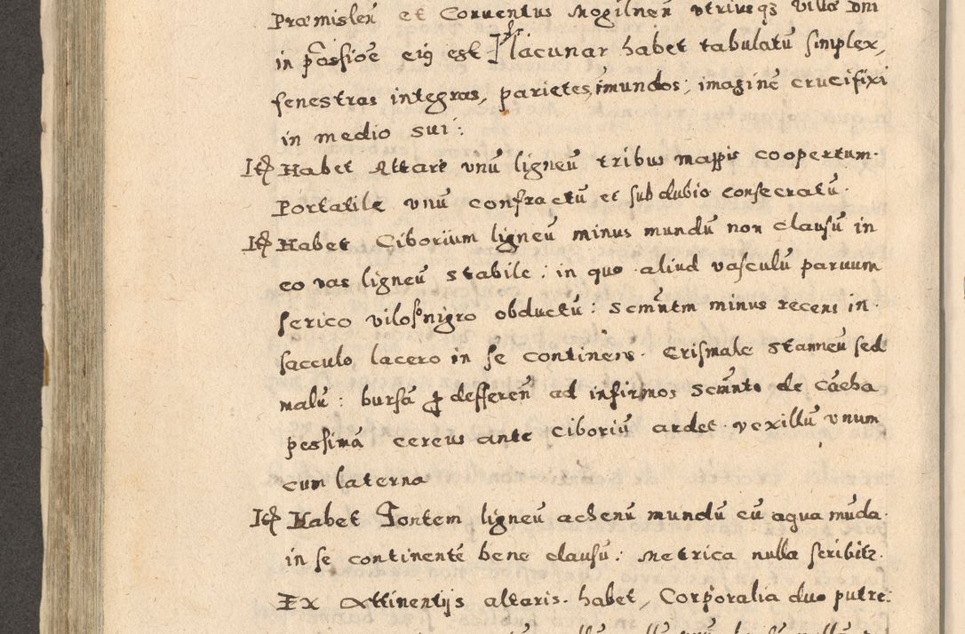Zdjęcie nr 404 dla obiektu archiwalnego: Acta visitationis exterioris decanatuum Oswiecimensis, Novi Montis, Zatoriensis et Skamnesis ad archidiaconatum Cracoviensem pertinentium per R. D. Christophorum Kazimirski, nominatum episcopum Kijoviensem et praepositum Tarnoviensem ex commissione Illustr. Principis D. Georgii, divina miseratione S.R.E. tituli s. Sixti cardinalis presbiteri Radziwiłł nuncupati, episcopatus Cracoviensis administratoris perpetui, in Olica er Nieswież ducis a. D. 1598