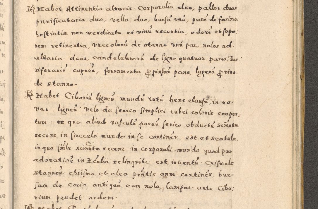 Zdjęcie nr 407 dla obiektu archiwalnego: Acta visitationis exterioris decanatuum Oswiecimensis, Novi Montis, Zatoriensis et Skamnesis ad archidiaconatum Cracoviensem pertinentium per R. D. Christophorum Kazimirski, nominatum episcopum Kijoviensem et praepositum Tarnoviensem ex commissione Illustr. Principis D. Georgii, divina miseratione S.R.E. tituli s. Sixti cardinalis presbiteri Radziwiłł nuncupati, episcopatus Cracoviensis administratoris perpetui, in Olica er Nieswież ducis a. D. 1598