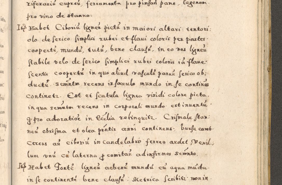 Zdjęcie nr 397 dla obiektu archiwalnego: Acta visitationis exterioris decanatuum Oswiecimensis, Novi Montis, Zatoriensis et Skamnesis ad archidiaconatum Cracoviensem pertinentium per R. D. Christophorum Kazimirski, nominatum episcopum Kijoviensem et praepositum Tarnoviensem ex commissione Illustr. Principis D. Georgii, divina miseratione S.R.E. tituli s. Sixti cardinalis presbiteri Radziwiłł nuncupati, episcopatus Cracoviensis administratoris perpetui, in Olica er Nieswież ducis a. D. 1598
