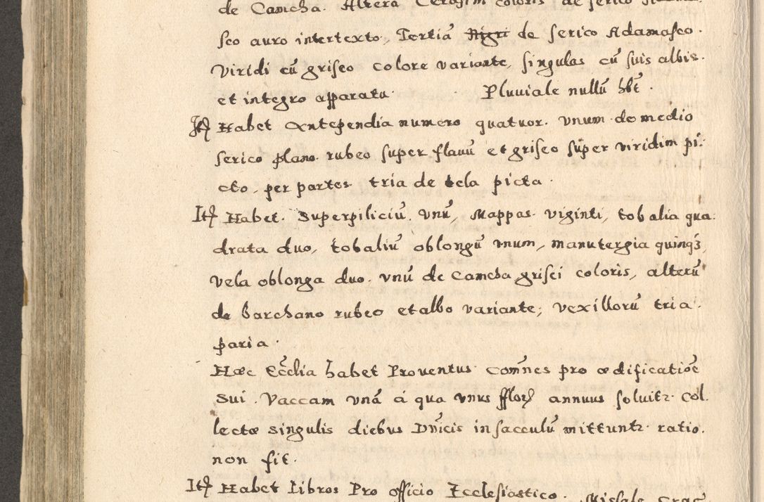 Zdjęcie nr 392 dla obiektu archiwalnego: Acta visitationis exterioris decanatuum Oswiecimensis, Novi Montis, Zatoriensis et Skamnesis ad archidiaconatum Cracoviensem pertinentium per R. D. Christophorum Kazimirski, nominatum episcopum Kijoviensem et praepositum Tarnoviensem ex commissione Illustr. Principis D. Georgii, divina miseratione S.R.E. tituli s. Sixti cardinalis presbiteri Radziwiłł nuncupati, episcopatus Cracoviensis administratoris perpetui, in Olica er Nieswież ducis a. D. 1598