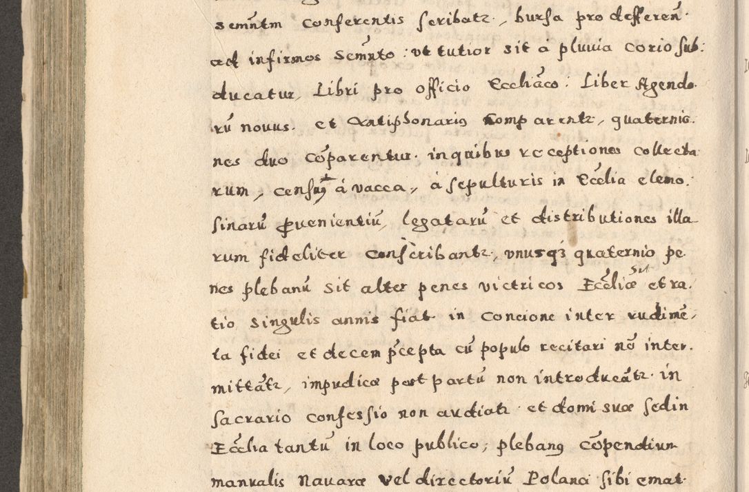 Zdjęcie nr 390 dla obiektu archiwalnego: Acta visitationis exterioris decanatuum Oswiecimensis, Novi Montis, Zatoriensis et Skamnesis ad archidiaconatum Cracoviensem pertinentium per R. D. Christophorum Kazimirski, nominatum episcopum Kijoviensem et praepositum Tarnoviensem ex commissione Illustr. Principis D. Georgii, divina miseratione S.R.E. tituli s. Sixti cardinalis presbiteri Radziwiłł nuncupati, episcopatus Cracoviensis administratoris perpetui, in Olica er Nieswież ducis a. D. 1598