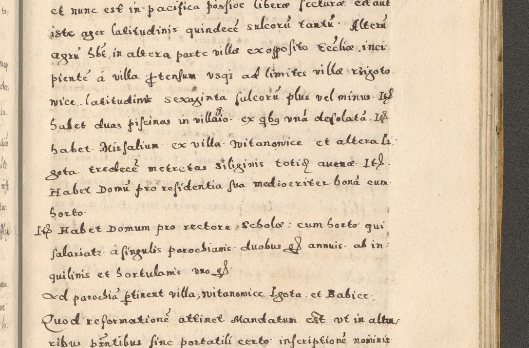 Zdjęcie nr 389 dla obiektu archiwalnego: Acta visitationis exterioris decanatuum Oswiecimensis, Novi Montis, Zatoriensis et Skamnesis ad archidiaconatum Cracoviensem pertinentium per R. D. Christophorum Kazimirski, nominatum episcopum Kijoviensem et praepositum Tarnoviensem ex commissione Illustr. Principis D. Georgii, divina miseratione S.R.E. tituli s. Sixti cardinalis presbiteri Radziwiłł nuncupati, episcopatus Cracoviensis administratoris perpetui, in Olica er Nieswież ducis a. D. 1598