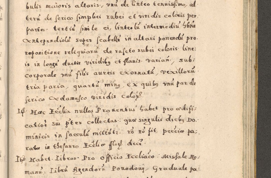 Zdjęcie nr 369 dla obiektu archiwalnego: Acta visitationis exterioris decanatuum Oswiecimensis, Novi Montis, Zatoriensis et Skamnesis ad archidiaconatum Cracoviensem pertinentium per R. D. Christophorum Kazimirski, nominatum episcopum Kijoviensem et praepositum Tarnoviensem ex commissione Illustr. Principis D. Georgii, divina miseratione S.R.E. tituli s. Sixti cardinalis presbiteri Radziwiłł nuncupati, episcopatus Cracoviensis administratoris perpetui, in Olica er Nieswież ducis a. D. 1598