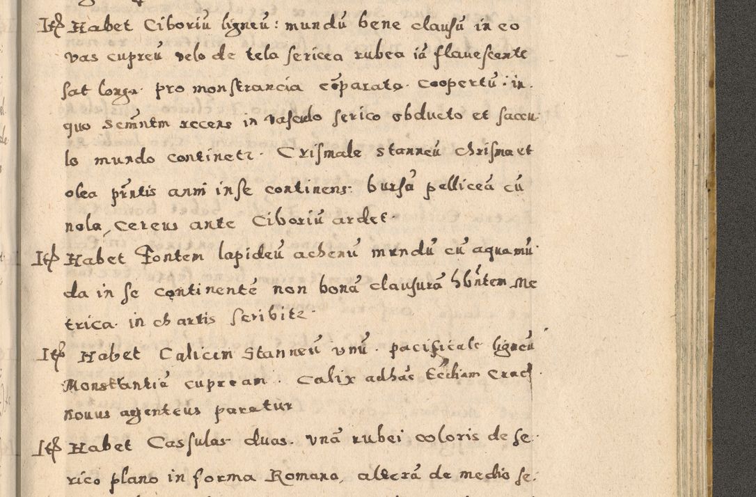 Zdjęcie nr 359 dla obiektu archiwalnego: Acta visitationis exterioris decanatuum Oswiecimensis, Novi Montis, Zatoriensis et Skamnesis ad archidiaconatum Cracoviensem pertinentium per R. D. Christophorum Kazimirski, nominatum episcopum Kijoviensem et praepositum Tarnoviensem ex commissione Illustr. Principis D. Georgii, divina miseratione S.R.E. tituli s. Sixti cardinalis presbiteri Radziwiłł nuncupati, episcopatus Cracoviensis administratoris perpetui, in Olica er Nieswież ducis a. D. 1598