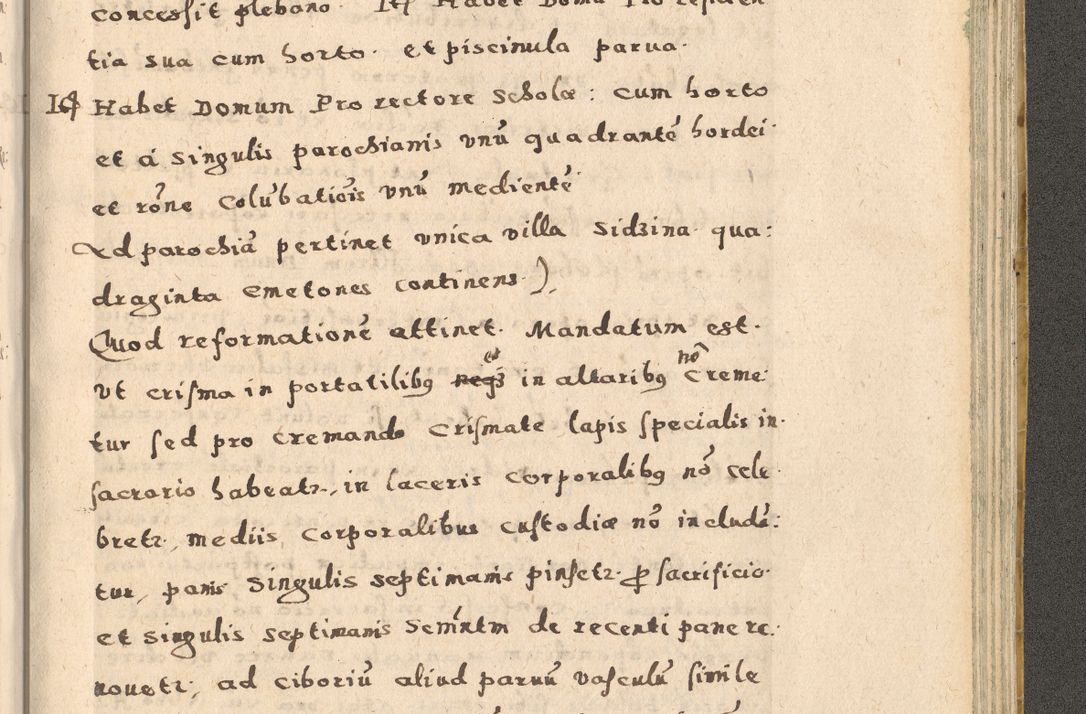 Zdjęcie nr 361 dla obiektu archiwalnego: Acta visitationis exterioris decanatuum Oswiecimensis, Novi Montis, Zatoriensis et Skamnesis ad archidiaconatum Cracoviensem pertinentium per R. D. Christophorum Kazimirski, nominatum episcopum Kijoviensem et praepositum Tarnoviensem ex commissione Illustr. Principis D. Georgii, divina miseratione S.R.E. tituli s. Sixti cardinalis presbiteri Radziwiłł nuncupati, episcopatus Cracoviensis administratoris perpetui, in Olica er Nieswież ducis a. D. 1598