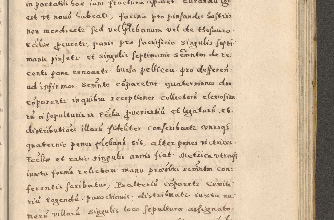 Zdjęcie nr 357 dla obiektu archiwalnego: Acta visitationis exterioris decanatuum Oswiecimensis, Novi Montis, Zatoriensis et Skamnesis ad archidiaconatum Cracoviensem pertinentium per R. D. Christophorum Kazimirski, nominatum episcopum Kijoviensem et praepositum Tarnoviensem ex commissione Illustr. Principis D. Georgii, divina miseratione S.R.E. tituli s. Sixti cardinalis presbiteri Radziwiłł nuncupati, episcopatus Cracoviensis administratoris perpetui, in Olica er Nieswież ducis a. D. 1598