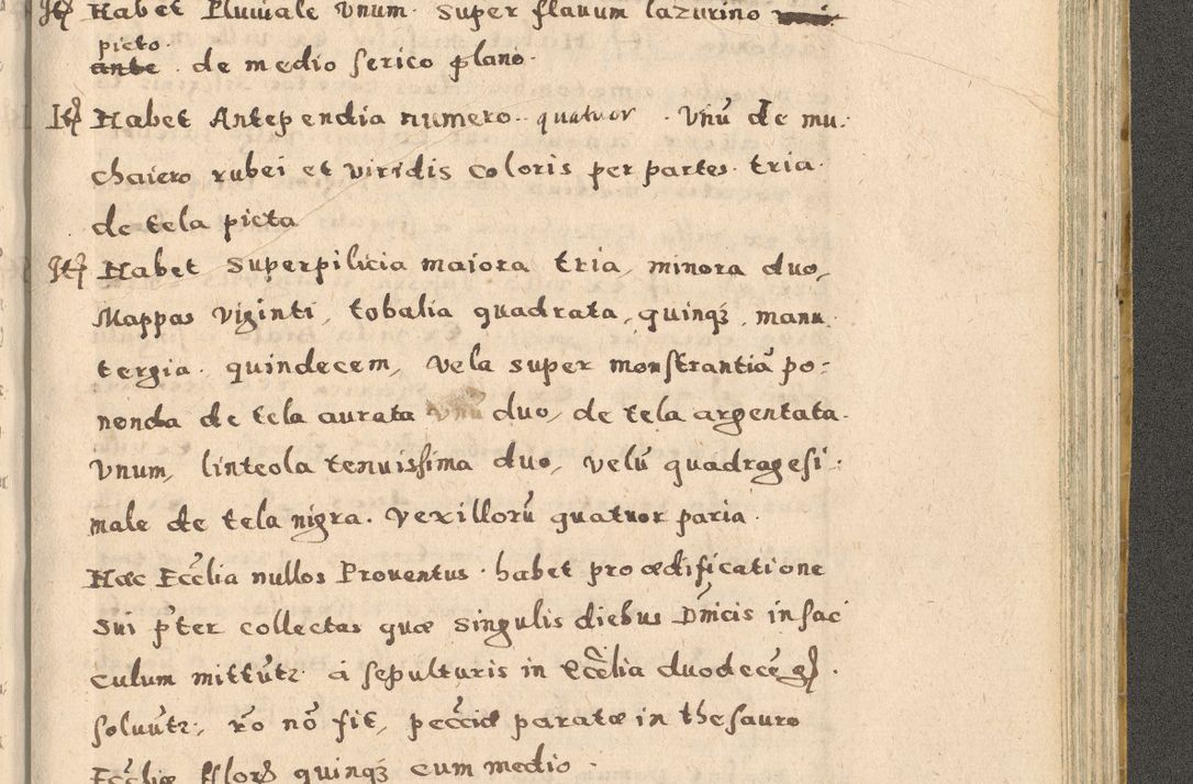 Zdjęcie nr 355 dla obiektu archiwalnego: Acta visitationis exterioris decanatuum Oswiecimensis, Novi Montis, Zatoriensis et Skamnesis ad archidiaconatum Cracoviensem pertinentium per R. D. Christophorum Kazimirski, nominatum episcopum Kijoviensem et praepositum Tarnoviensem ex commissione Illustr. Principis D. Georgii, divina miseratione S.R.E. tituli s. Sixti cardinalis presbiteri Radziwiłł nuncupati, episcopatus Cracoviensis administratoris perpetui, in Olica er Nieswież ducis a. D. 1598