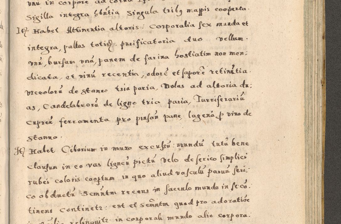Zdjęcie nr 349 dla obiektu archiwalnego: Acta visitationis exterioris decanatuum Oswiecimensis, Novi Montis, Zatoriensis et Skamnesis ad archidiaconatum Cracoviensem pertinentium per R. D. Christophorum Kazimirski, nominatum episcopum Kijoviensem et praepositum Tarnoviensem ex commissione Illustr. Principis D. Georgii, divina miseratione S.R.E. tituli s. Sixti cardinalis presbiteri Radziwiłł nuncupati, episcopatus Cracoviensis administratoris perpetui, in Olica er Nieswież ducis a. D. 1598