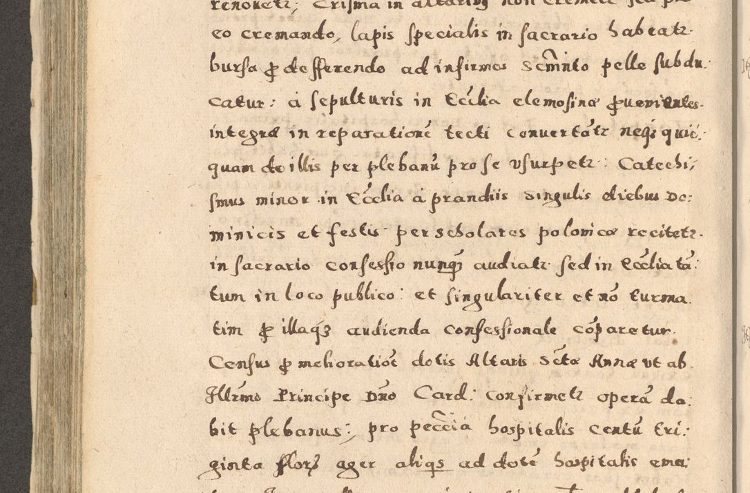 Zdjęcie nr 348 dla obiektu archiwalnego: Acta visitationis exterioris decanatuum Oswiecimensis, Novi Montis, Zatoriensis et Skamnesis ad archidiaconatum Cracoviensem pertinentium per R. D. Christophorum Kazimirski, nominatum episcopum Kijoviensem et praepositum Tarnoviensem ex commissione Illustr. Principis D. Georgii, divina miseratione S.R.E. tituli s. Sixti cardinalis presbiteri Radziwiłł nuncupati, episcopatus Cracoviensis administratoris perpetui, in Olica er Nieswież ducis a. D. 1598