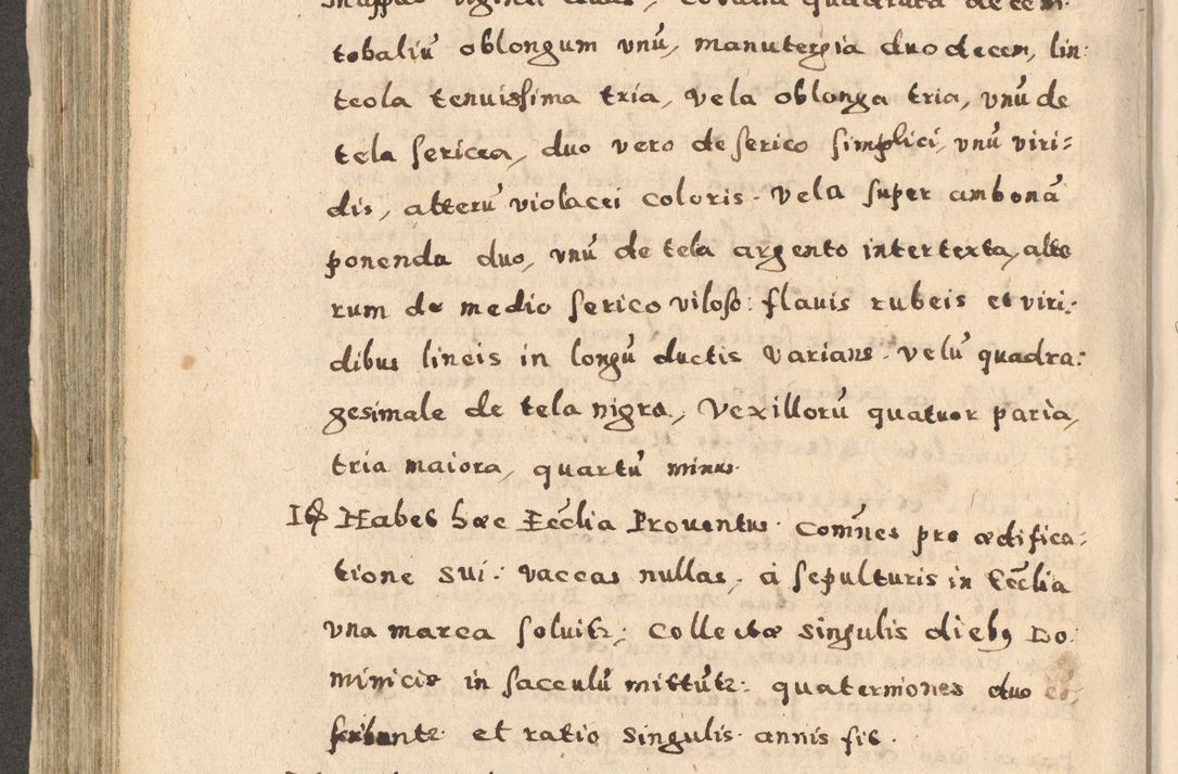 Zdjęcie nr 344 dla obiektu archiwalnego: Acta visitationis exterioris decanatuum Oswiecimensis, Novi Montis, Zatoriensis et Skamnesis ad archidiaconatum Cracoviensem pertinentium per R. D. Christophorum Kazimirski, nominatum episcopum Kijoviensem et praepositum Tarnoviensem ex commissione Illustr. Principis D. Georgii, divina miseratione S.R.E. tituli s. Sixti cardinalis presbiteri Radziwiłł nuncupati, episcopatus Cracoviensis administratoris perpetui, in Olica er Nieswież ducis a. D. 1598