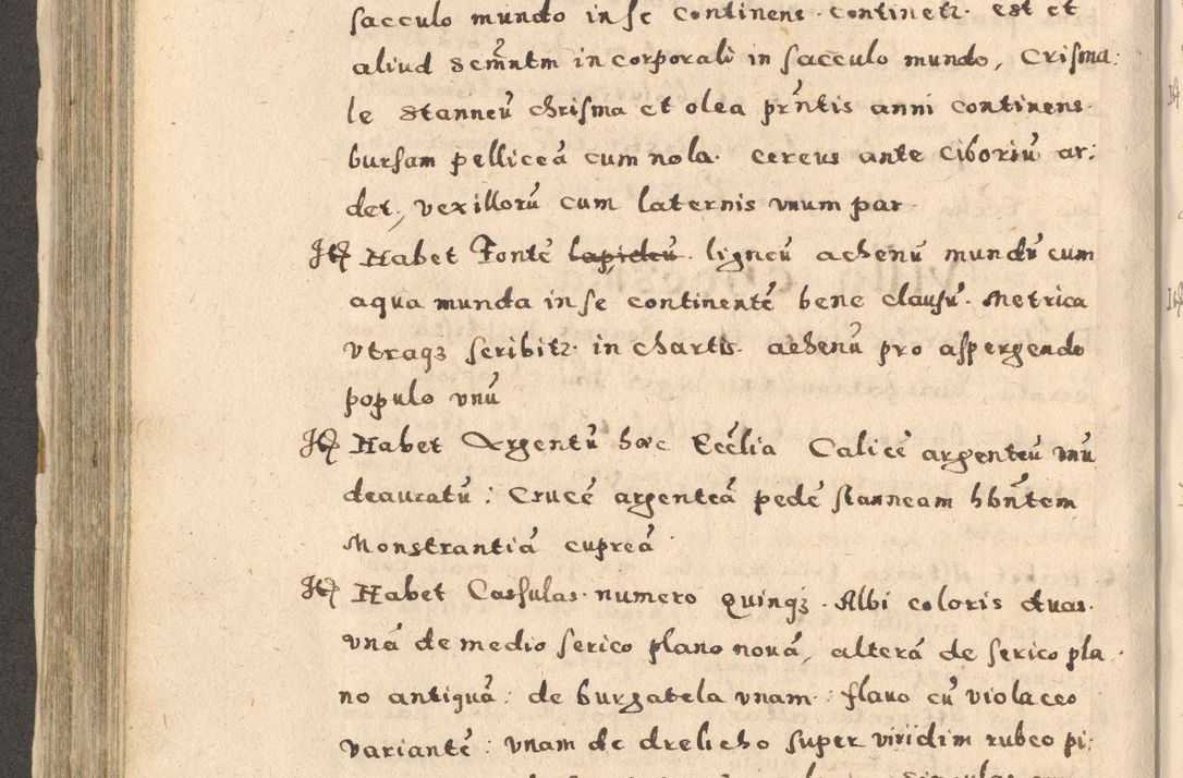 Zdjęcie nr 338 dla obiektu archiwalnego: Acta visitationis exterioris decanatuum Oswiecimensis, Novi Montis, Zatoriensis et Skamnesis ad archidiaconatum Cracoviensem pertinentium per R. D. Christophorum Kazimirski, nominatum episcopum Kijoviensem et praepositum Tarnoviensem ex commissione Illustr. Principis D. Georgii, divina miseratione S.R.E. tituli s. Sixti cardinalis presbiteri Radziwiłł nuncupati, episcopatus Cracoviensis administratoris perpetui, in Olica er Nieswież ducis a. D. 1598
