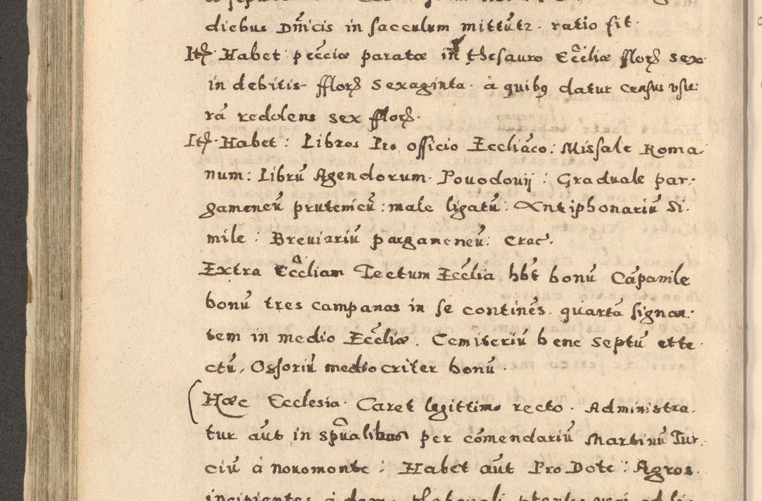 Zdjęcie nr 328 dla obiektu archiwalnego: Acta visitationis exterioris decanatuum Oswiecimensis, Novi Montis, Zatoriensis et Skamnesis ad archidiaconatum Cracoviensem pertinentium per R. D. Christophorum Kazimirski, nominatum episcopum Kijoviensem et praepositum Tarnoviensem ex commissione Illustr. Principis D. Georgii, divina miseratione S.R.E. tituli s. Sixti cardinalis presbiteri Radziwiłł nuncupati, episcopatus Cracoviensis administratoris perpetui, in Olica er Nieswież ducis a. D. 1598