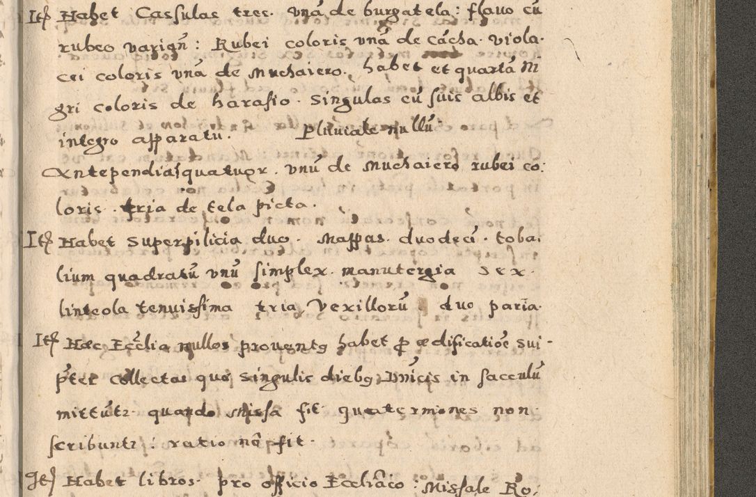 Zdjęcie nr 331 dla obiektu archiwalnego: Acta visitationis exterioris decanatuum Oswiecimensis, Novi Montis, Zatoriensis et Skamnesis ad archidiaconatum Cracoviensem pertinentium per R. D. Christophorum Kazimirski, nominatum episcopum Kijoviensem et praepositum Tarnoviensem ex commissione Illustr. Principis D. Georgii, divina miseratione S.R.E. tituli s. Sixti cardinalis presbiteri Radziwiłł nuncupati, episcopatus Cracoviensis administratoris perpetui, in Olica er Nieswież ducis a. D. 1598