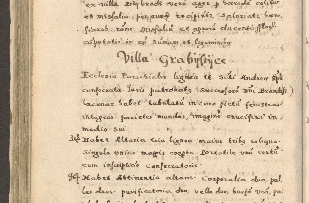 Zdjęcie nr 318 dla obiektu archiwalnego: Acta visitationis exterioris decanatuum Oswiecimensis, Novi Montis, Zatoriensis et Skamnesis ad archidiaconatum Cracoviensem pertinentium per R. D. Christophorum Kazimirski, nominatum episcopum Kijoviensem et praepositum Tarnoviensem ex commissione Illustr. Principis D. Georgii, divina miseratione S.R.E. tituli s. Sixti cardinalis presbiteri Radziwiłł nuncupati, episcopatus Cracoviensis administratoris perpetui, in Olica er Nieswież ducis a. D. 1598