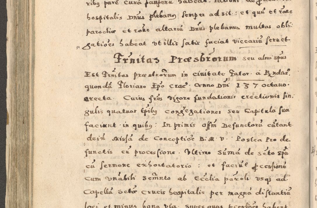 Zdjęcie nr 300 dla obiektu archiwalnego: Acta visitationis exterioris decanatuum Oswiecimensis, Novi Montis, Zatoriensis et Skamnesis ad archidiaconatum Cracoviensem pertinentium per R. D. Christophorum Kazimirski, nominatum episcopum Kijoviensem et praepositum Tarnoviensem ex commissione Illustr. Principis D. Georgii, divina miseratione S.R.E. tituli s. Sixti cardinalis presbiteri Radziwiłł nuncupati, episcopatus Cracoviensis administratoris perpetui, in Olica er Nieswież ducis a. D. 1598