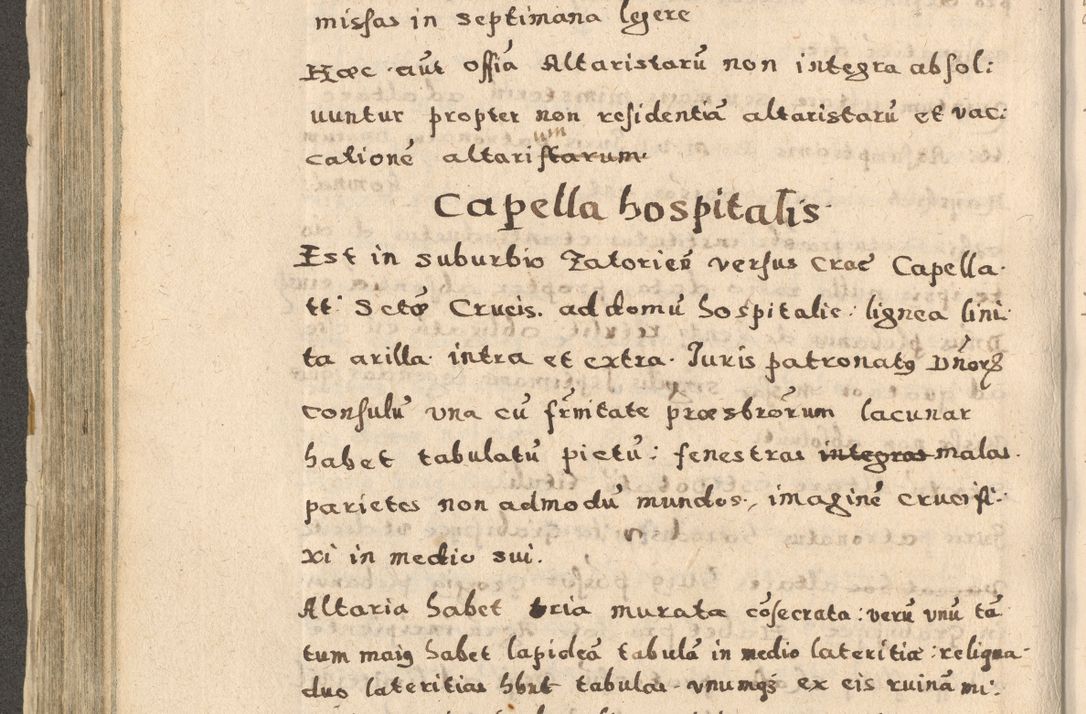 Zdjęcie nr 294 dla obiektu archiwalnego: Acta visitationis exterioris decanatuum Oswiecimensis, Novi Montis, Zatoriensis et Skamnesis ad archidiaconatum Cracoviensem pertinentium per R. D. Christophorum Kazimirski, nominatum episcopum Kijoviensem et praepositum Tarnoviensem ex commissione Illustr. Principis D. Georgii, divina miseratione S.R.E. tituli s. Sixti cardinalis presbiteri Radziwiłł nuncupati, episcopatus Cracoviensis administratoris perpetui, in Olica er Nieswież ducis a. D. 1598